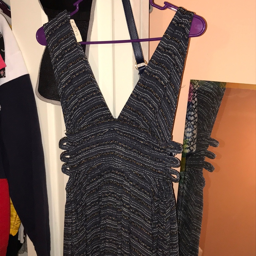 dress and open wide chest